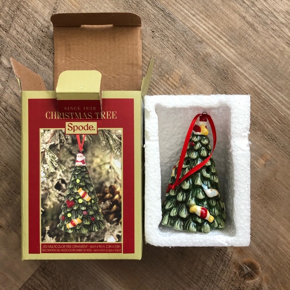 NIB SPODE LED Multicolor Christmas Tree Ornament🎄 - Picture 1 of 4